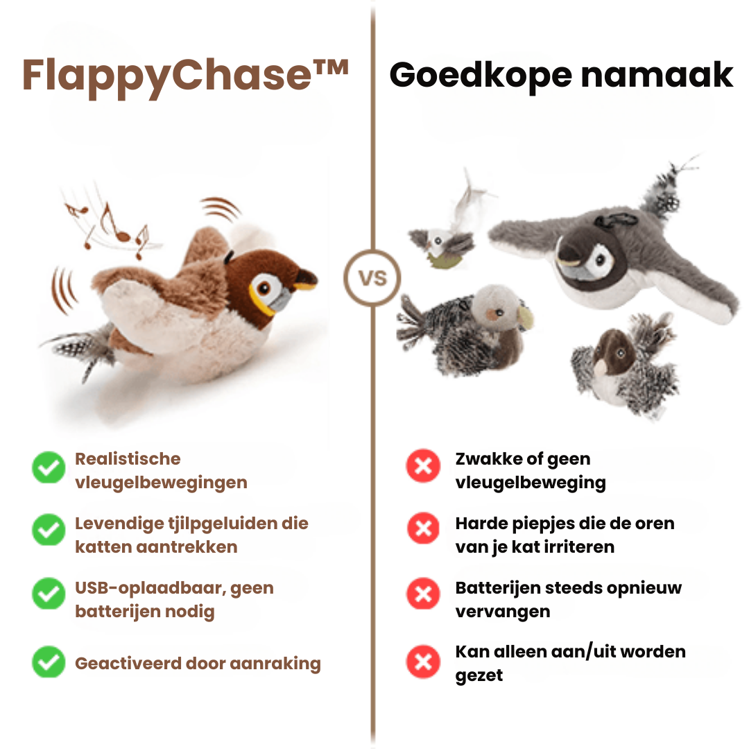 FlappyChase - Stimuleert instinct en voorkomt verveling