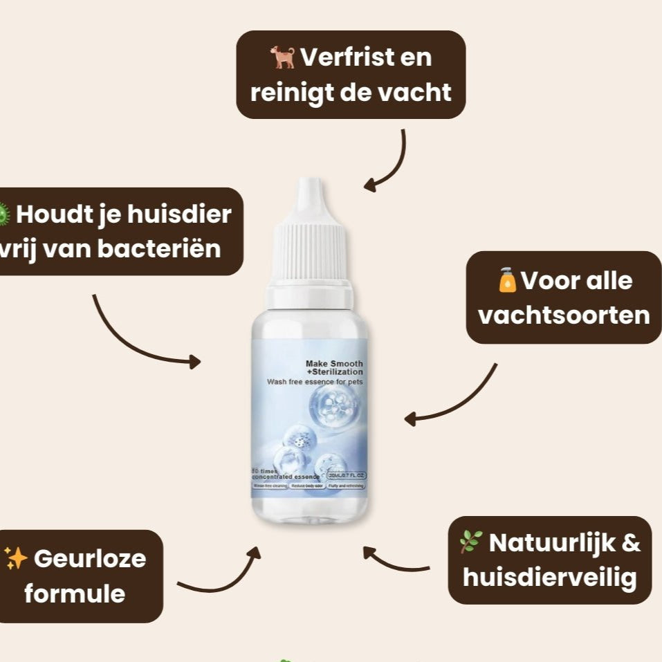 Vacht-Verfrissende Shampoo Druppels
